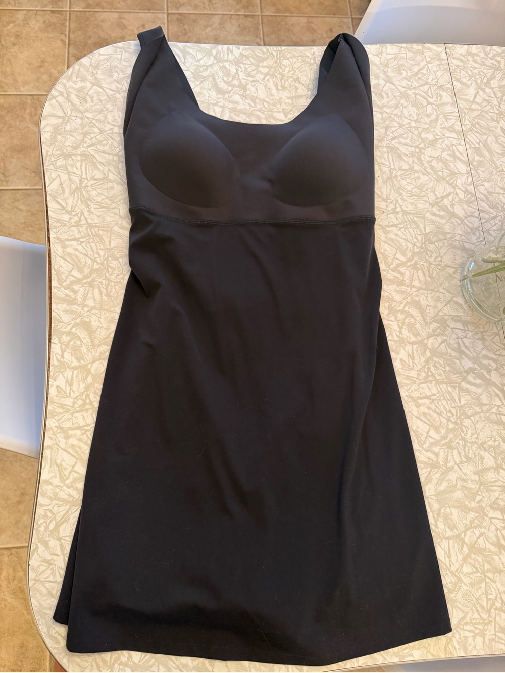 HALARA Black Shaping Slip Chemise with Built-In Cups
